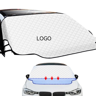 Magnetic Sunshade Cover Protect From Snow Rain Wind