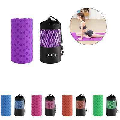 Hot Yoga Mat Towel With Grip Dot