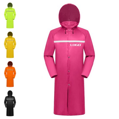 Premium Polyester Taffeta Long Raincoat