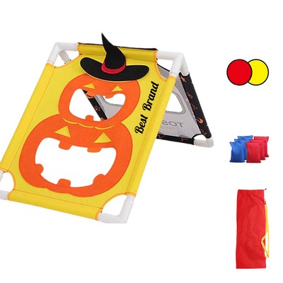 Dual-Target Folding Tossing Game Set With Carry Bag