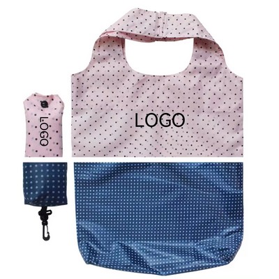 Foldable Shopping Vest Tote Bag with Hook