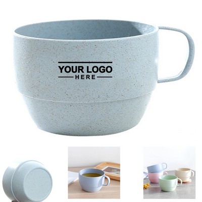Eco Wheat Straw Coffee Mug with Handle