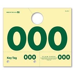 RL-78 3 & 4 Digit Service Dispatch Number Tag 000-999