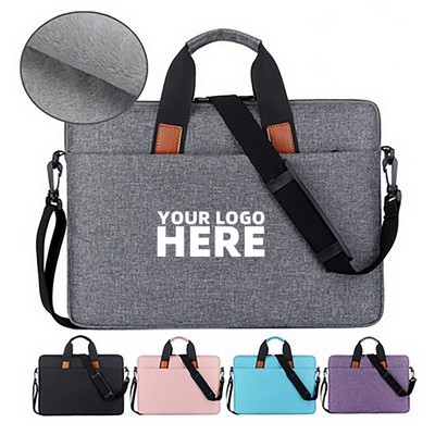 Water-resistant Laptop Sleeve Case With Shoulder Strap