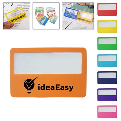 Custom Credit Card Size Magnifier
