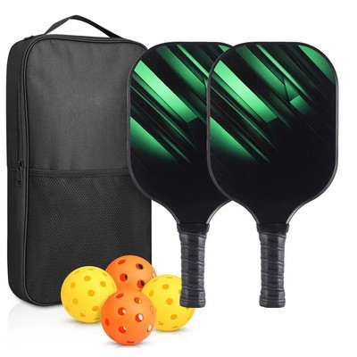 Carbon Fiber Pickleball Paddle Set
