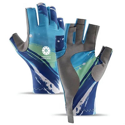 Half Finger Fishing Gloves For Summer