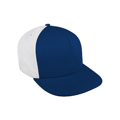 Contrast Back Brushed Snapback 5 Panel Cap