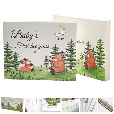 A4 Baby Memory Book Keepsake Journal for Boy or Girl