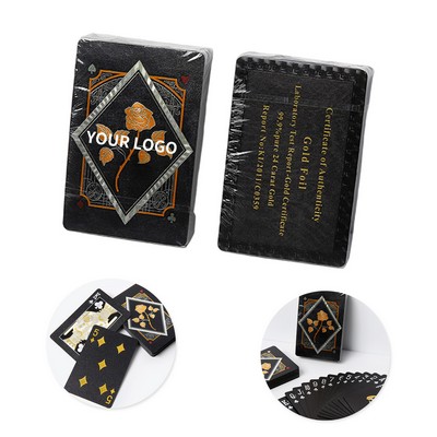 Waterproof PVC Playing Cards With Custom Logo