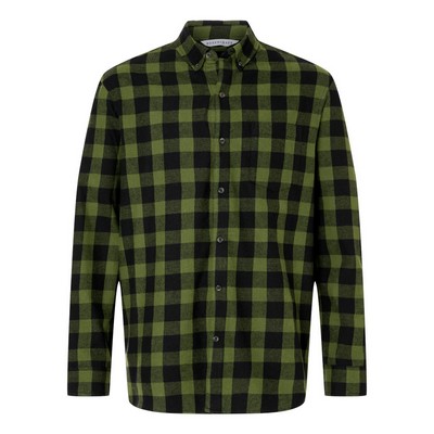 BOXERCRAFT Men's Flannel Long Sleeve Button Down Shirt