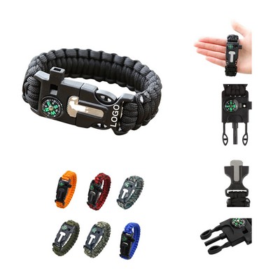 7-Core Paracord Emergency Bracelet