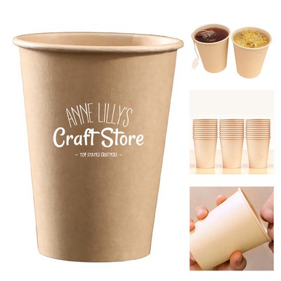 9oz Kraft Paper Coffee Cup