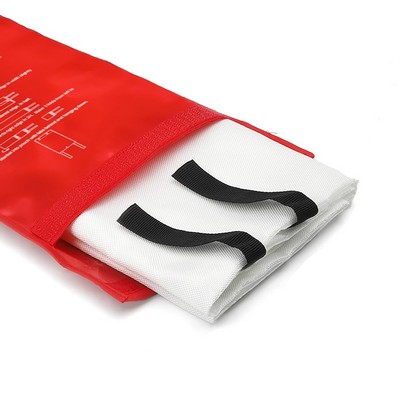 3.5' - 6.5' Fiberglass Fire Blanket with Oxford Bag
