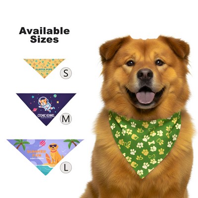 Soft Pet-Safe Triangle Brand Bandanna