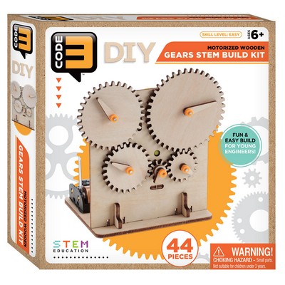 Diy Motorized Wooden Gears Build Kit