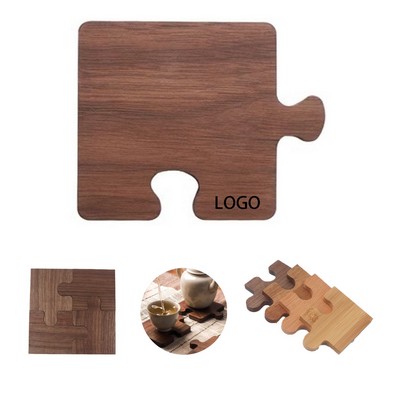 Puzzle Wood Coasters