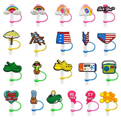 Custom Drinking Straw Charm Cover