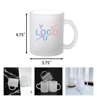 11.5 oz Frosted Glass Brew Mug
