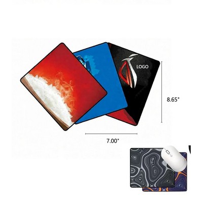 Rectangular Comfortable Non Slip Rubber Mouse Pad