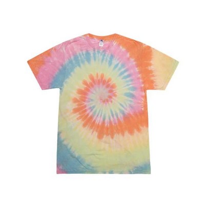 COLORTONE® Unisex Short Sleeve Festival Tie-Dyed Burnout T-Shirt