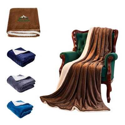 Eco-Friendly Dual Layer Micro Mink Sherpa