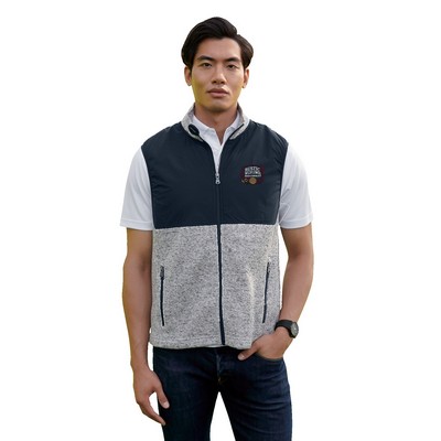 Summit Sweater Fleece Blocked Vest