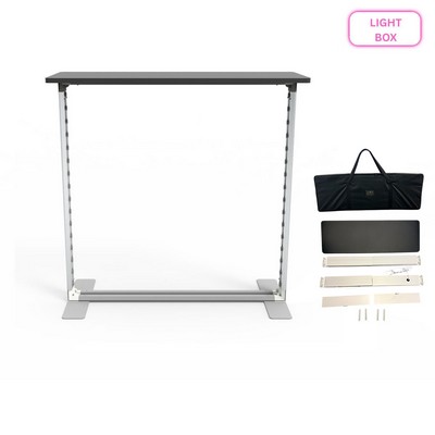 Hardware and bag only for Backlit LED Light Box SEG Floor Counter, Podium kit