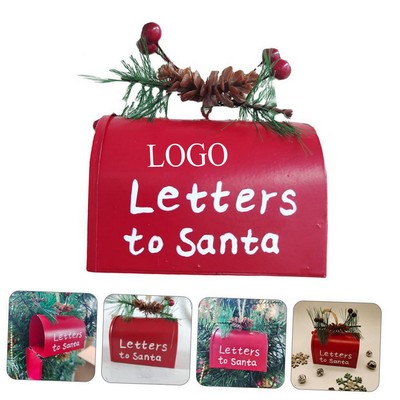 Pine Christmas Mailbox Decorative Swag