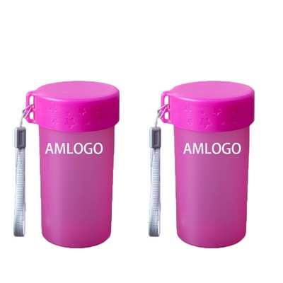 Matte Finish Solid Color Sports Water Bottle Outdoor Activities