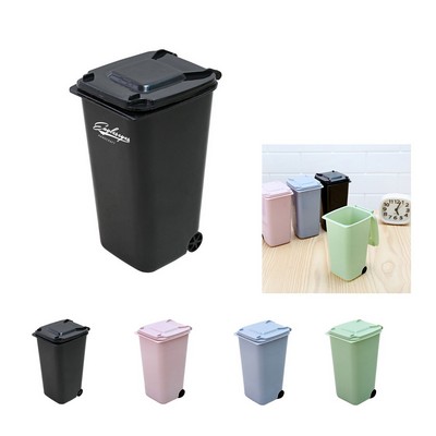 Mini Plastic Desktop Trash Can