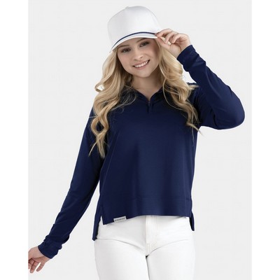 Holloway Women's Eco Revive™ Ventura Soft Knit Quarter-Zip Pullover - 223753