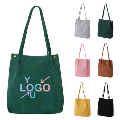 Corduroy Carry Tote