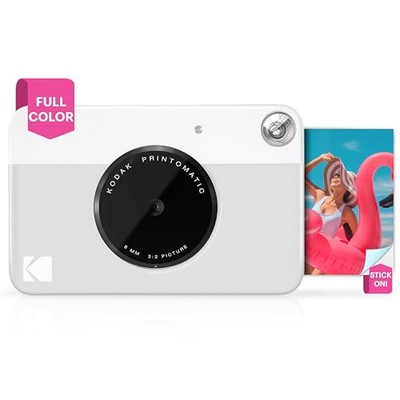 KODAK Printomatic Full-Color Instant Print Digital Camera - Colorful Photos On Zink 2x3" Sticky-B...