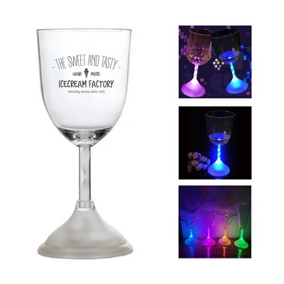 8oz LED Light Up Wine Glass