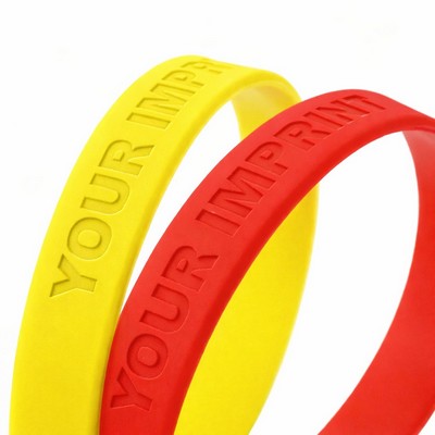 Silicone Wristband – Custom Debossed Rubber Bracelet for Events, Fundraisers, and Promotions
