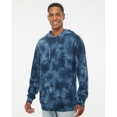 Independent Trading Co. Unisex Midweight Tie-Dyed Hooded Sweatshirt - PRM4500TD