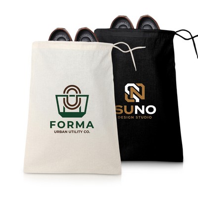 Cotton Canvas Drawstring Shoe Bag