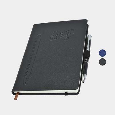 TiTUS® High Quality Magnetic Notebook with Metal Pen