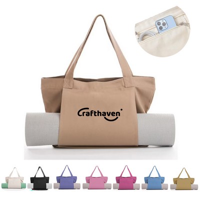 Canvas Yoga Mats Tote Bag
