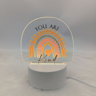 Custom Full Color Printed Acrylic LED Night Light