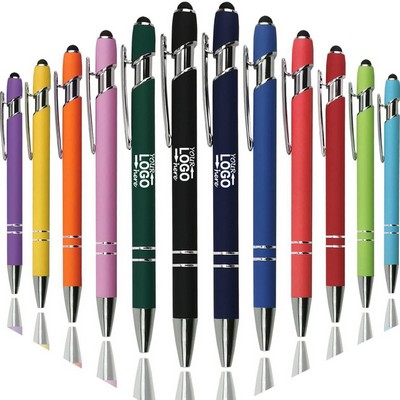 Softy Touch Screen Metal Ballpoint Pen