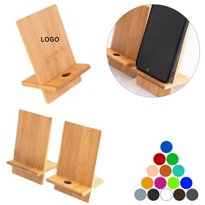 Bamboo Cell Phone Stand