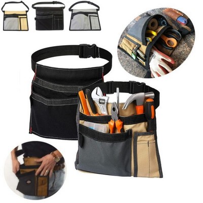 Single Side Tool Belt Pouch Work Apron Durable Canvas