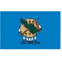 3'x5' Oklahoma State Nylon Outdoor Flag - Style C