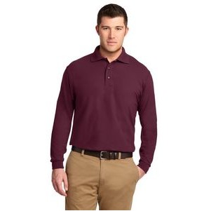 Port Authority® Silk Touch™ Long Sleeve Polo.