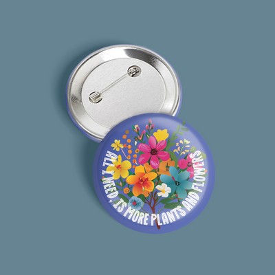1.5" Round Button