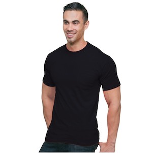 Unisex Bayside® Union-Made Pocket Crew T-Shirt