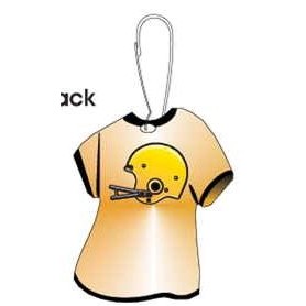 Football Helmet T-Shirt Zipper Pull