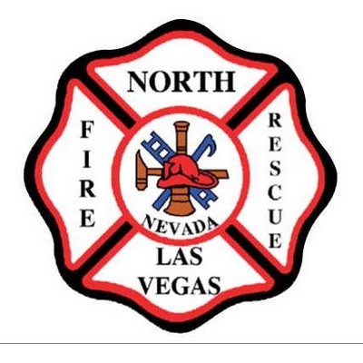 Fire Rescue Badge Rectangle Metal Photo Magnet (2"x3")